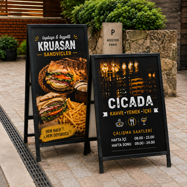 Ayaklı Reklam Tabelası