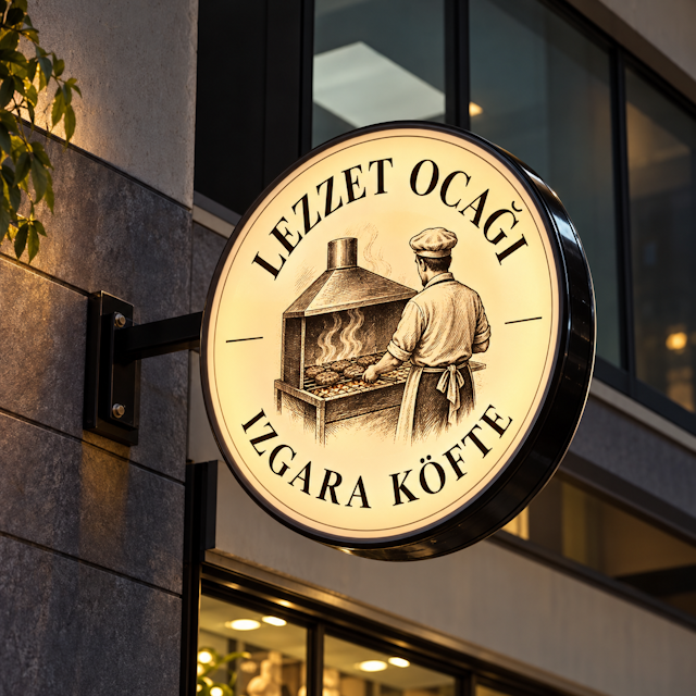 Köfteci Yuvarlak Tabela