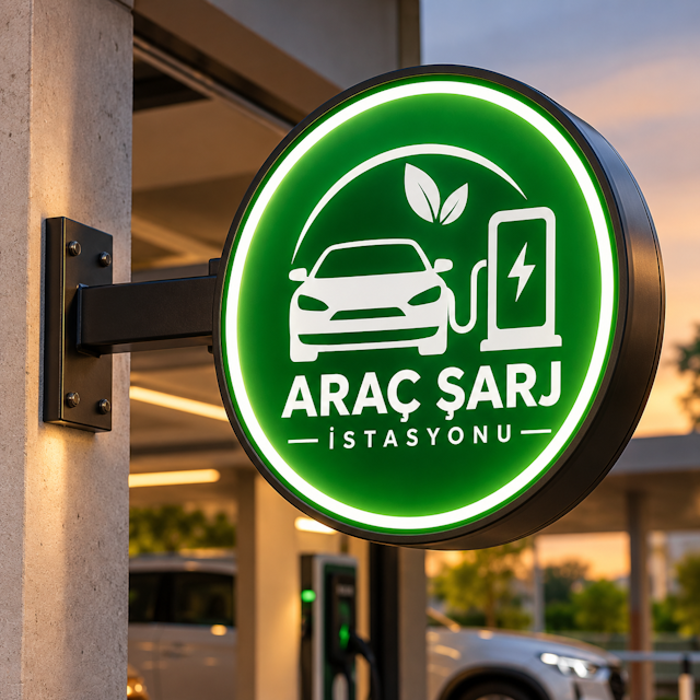 Şarj İstasyonu Tabelası